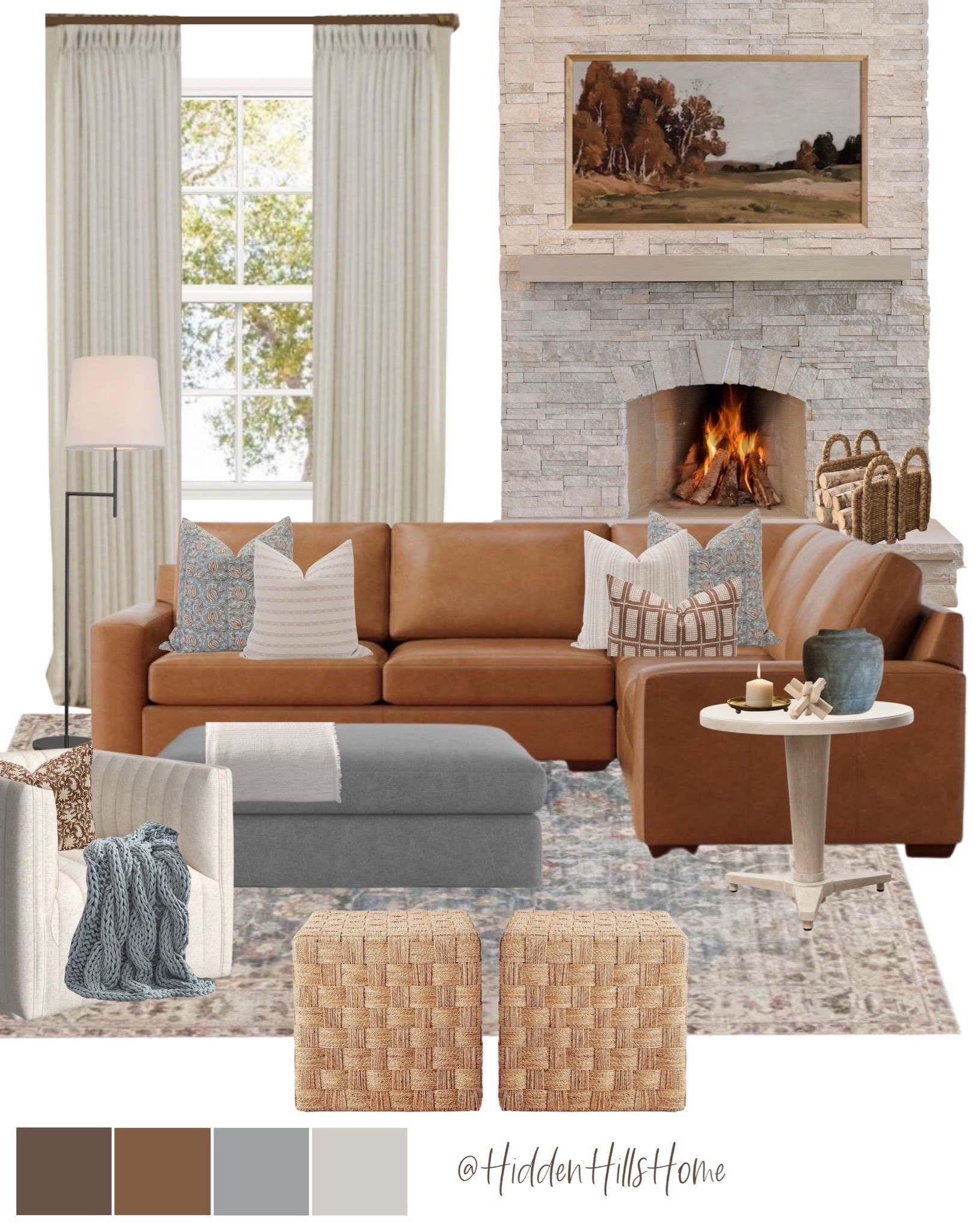 Living room decor, living room mood board, home decor, living room design, leather sectional sofa, family room decor ideas #livingroom #homedecor

#LTKSaleAlert #LTKSeasonal #LTKHome