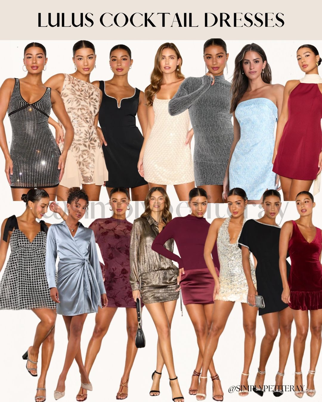 💖 🎉 LULUS COCKTAIL DRESSES: Get Ready to Sparkle! ✨

Turn heads at your next event with this stunning collection of Lulus cocktail dresses! 🥂 Whether you're looking for a shimmering mini, a sleek black number, or a vibrant jewel tone, these dresses are guaranteed to bring the glam. 💖

From dazzling sequins and luxurious velvet to chic satin wraps and classic silhouettes, we've curated the perfect party looks for every occasion—from date night to holiday parties and beyond! Which look is your favorite? Tap to shop the full sparkle-filled lineup!

#LulusDresses
#CocktailDress
#PartyDress
#HolidayStyle
#SequinDress
#MiniDress
#VelvetDress
#LulusFinds
#GetTheLook
#DateNightOutfit
#WeddingGuestDress
#EventStyle
#BlackDress
#StyleInspo
#LTKParty
#LTKStyle
#StylingInspo


#LTKFindsUnder50 #LTKWedding #LTKFindsUnder100