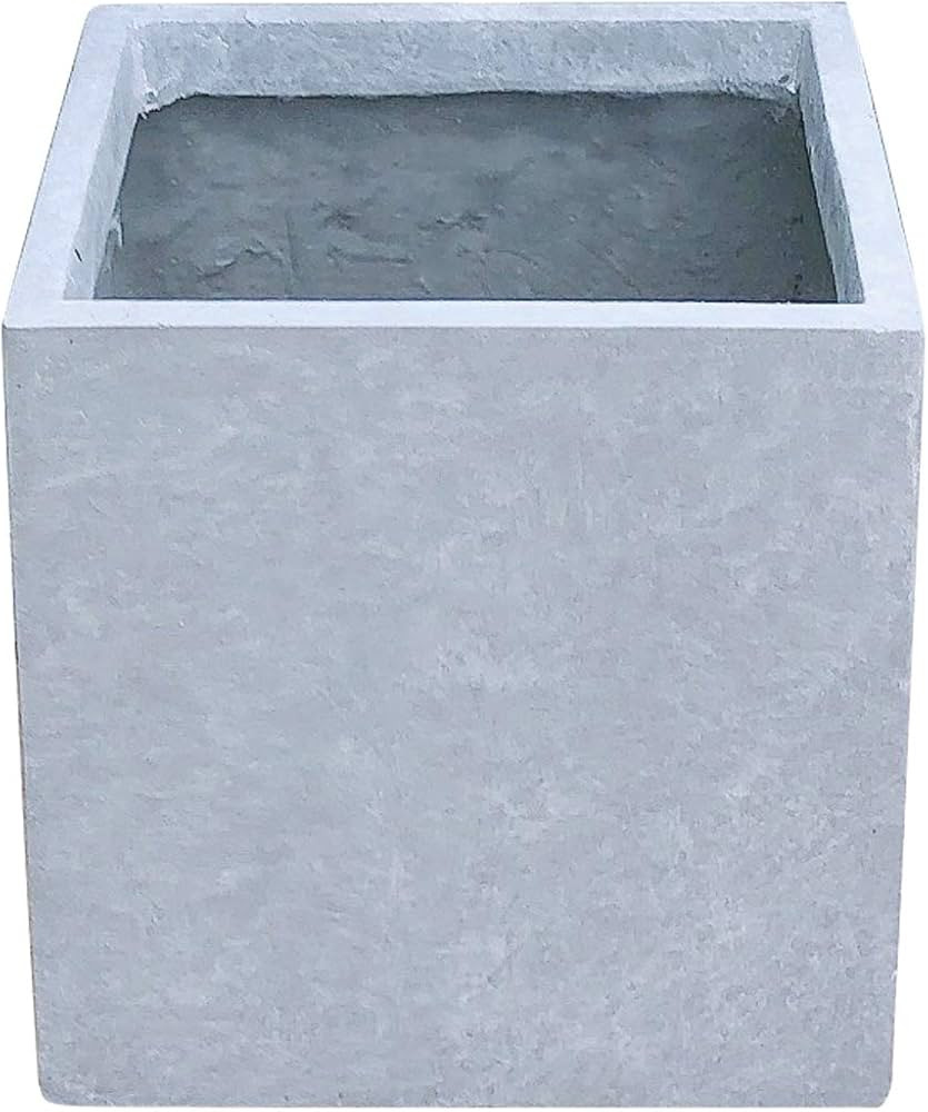 Kante 10" Square Concrete Planters for Outdoor Outdoor Patio Garden, Lightweight Modern Planter P... | Amazon (US)
