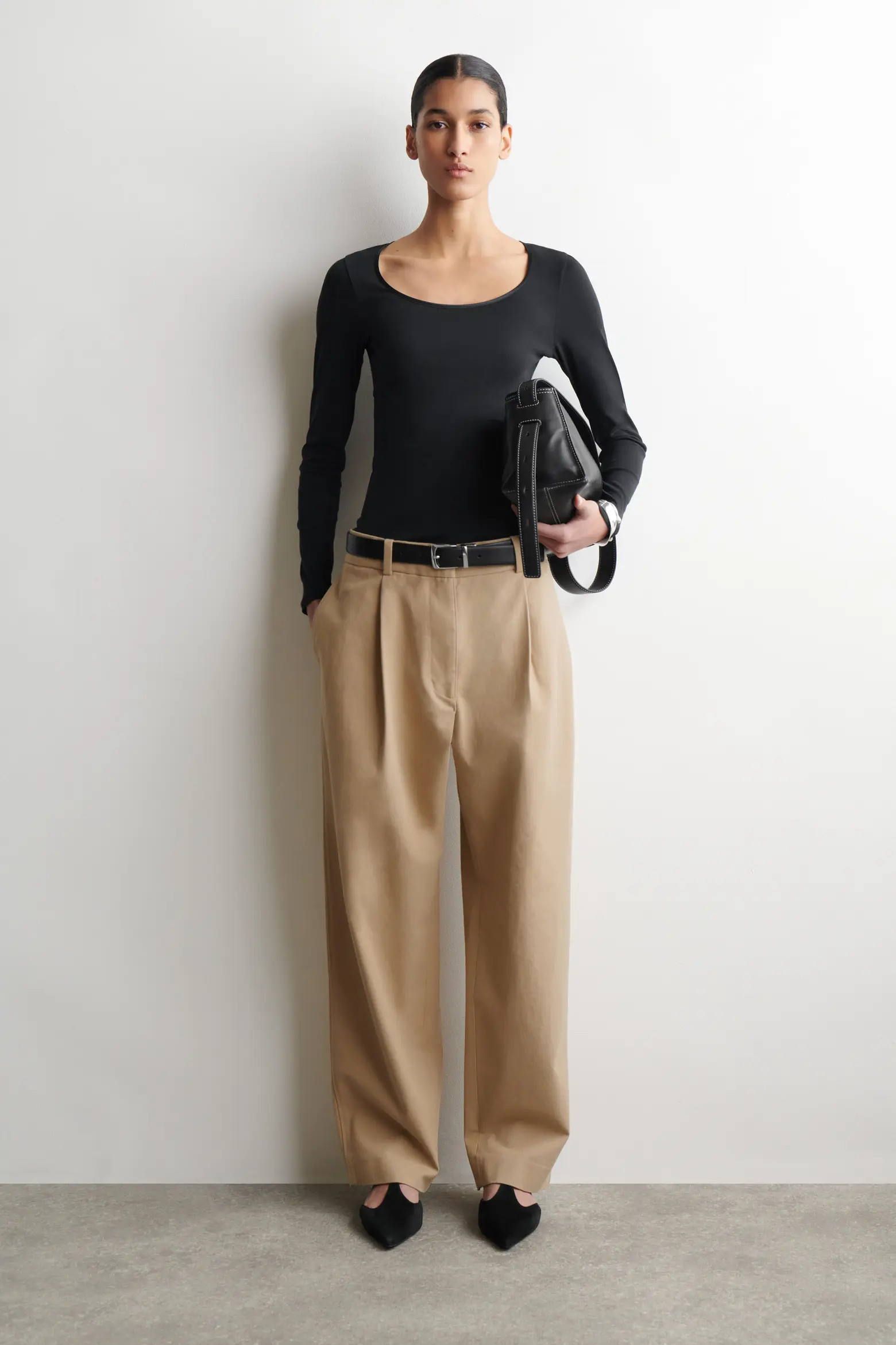 Cotton-Twill Tapered Pants | Nordstrom
