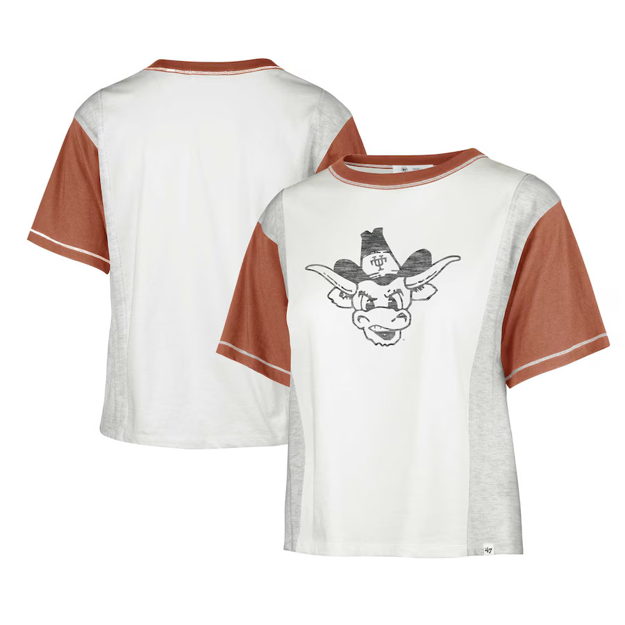 Texas Longhorns '47 Women's Vault Premier Tilda T-Shirt - White | Fanatics