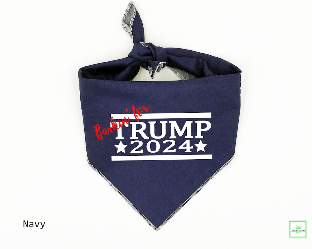 Trump 2024 Dog Bandana, Pro Trump Bandana, Trump for President, Dogs for Trump, Make America Grea... | Etsy (US)