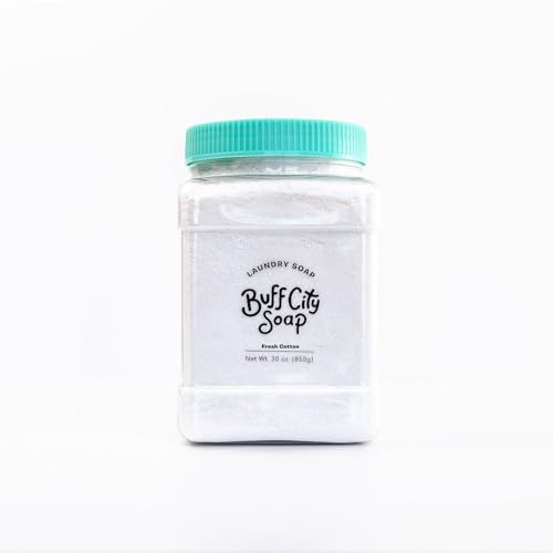 Buff City Soap Fresh Cotton Laundry Soap, Fresh Cotton (850 g) | Amazon (US)