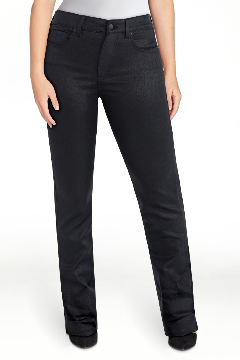 Time and Tru Women's Flare Coated Denim Pants, 30" Inseam, Size 0-20 - Walmart.com | Walmart (US)