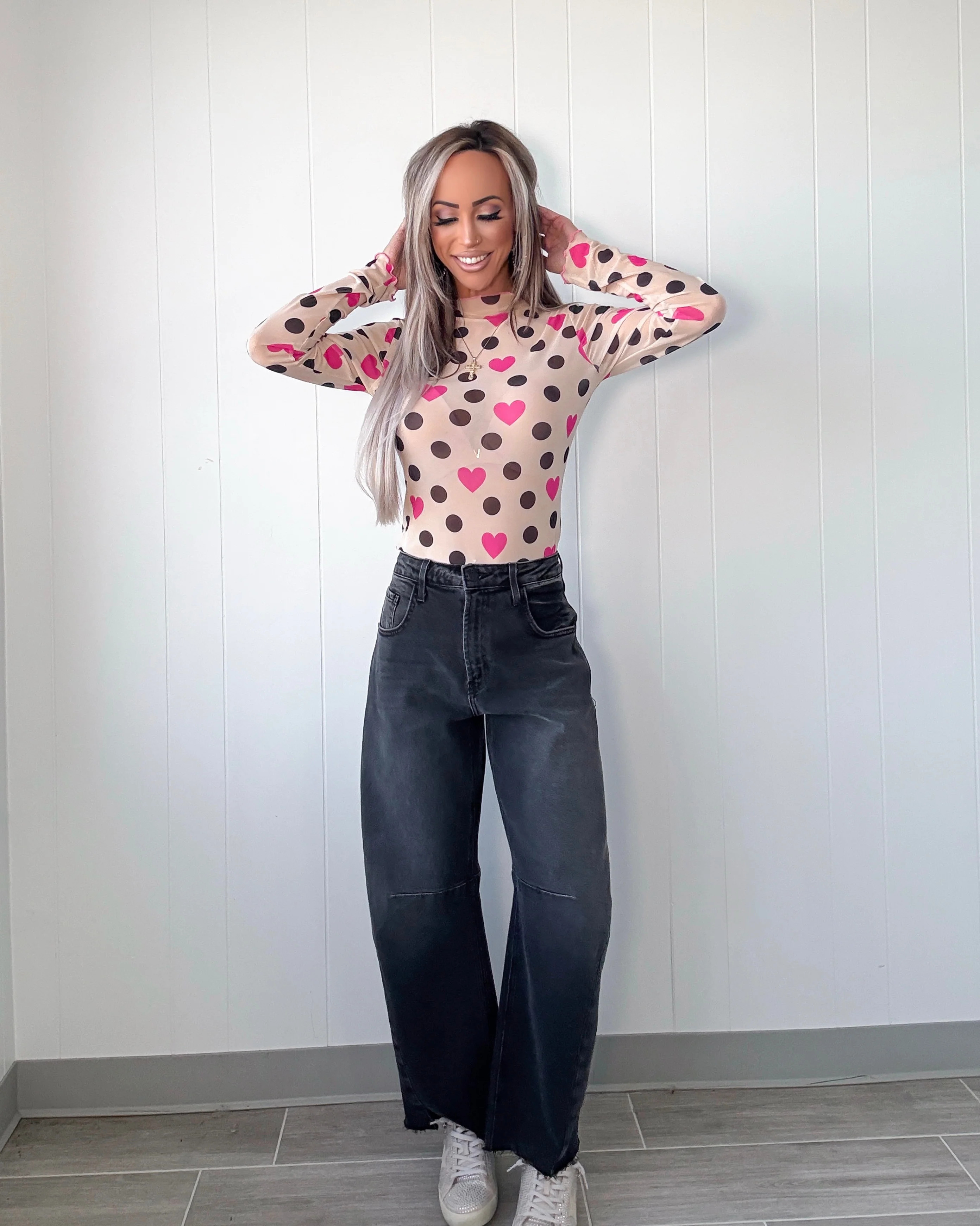 Madison Barrel Jeans - Black | Bar T Boutique