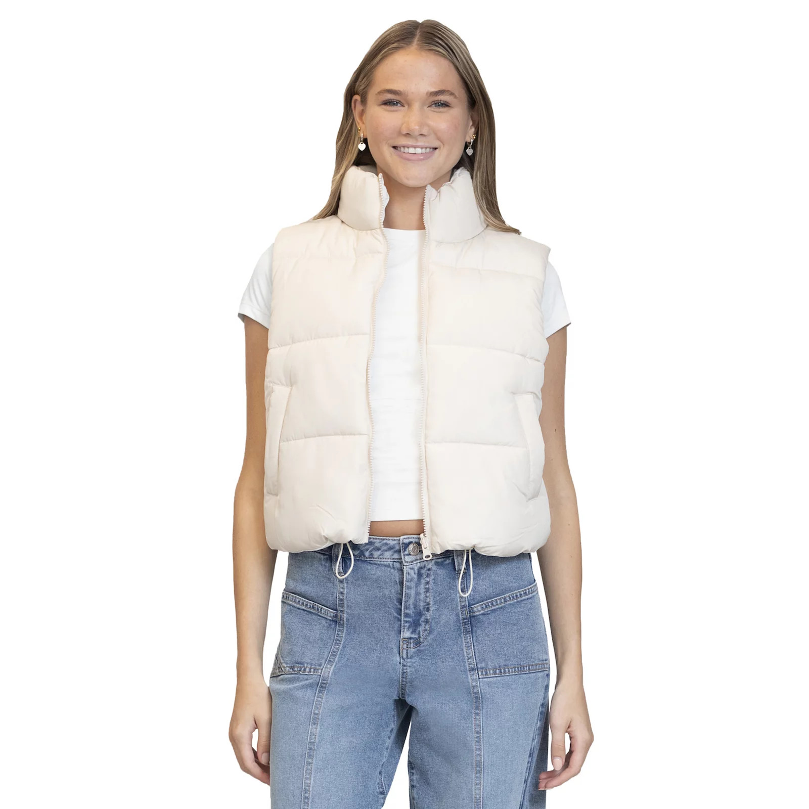 Juniors' madden girl Reversible Puffer Vest | Kohl's