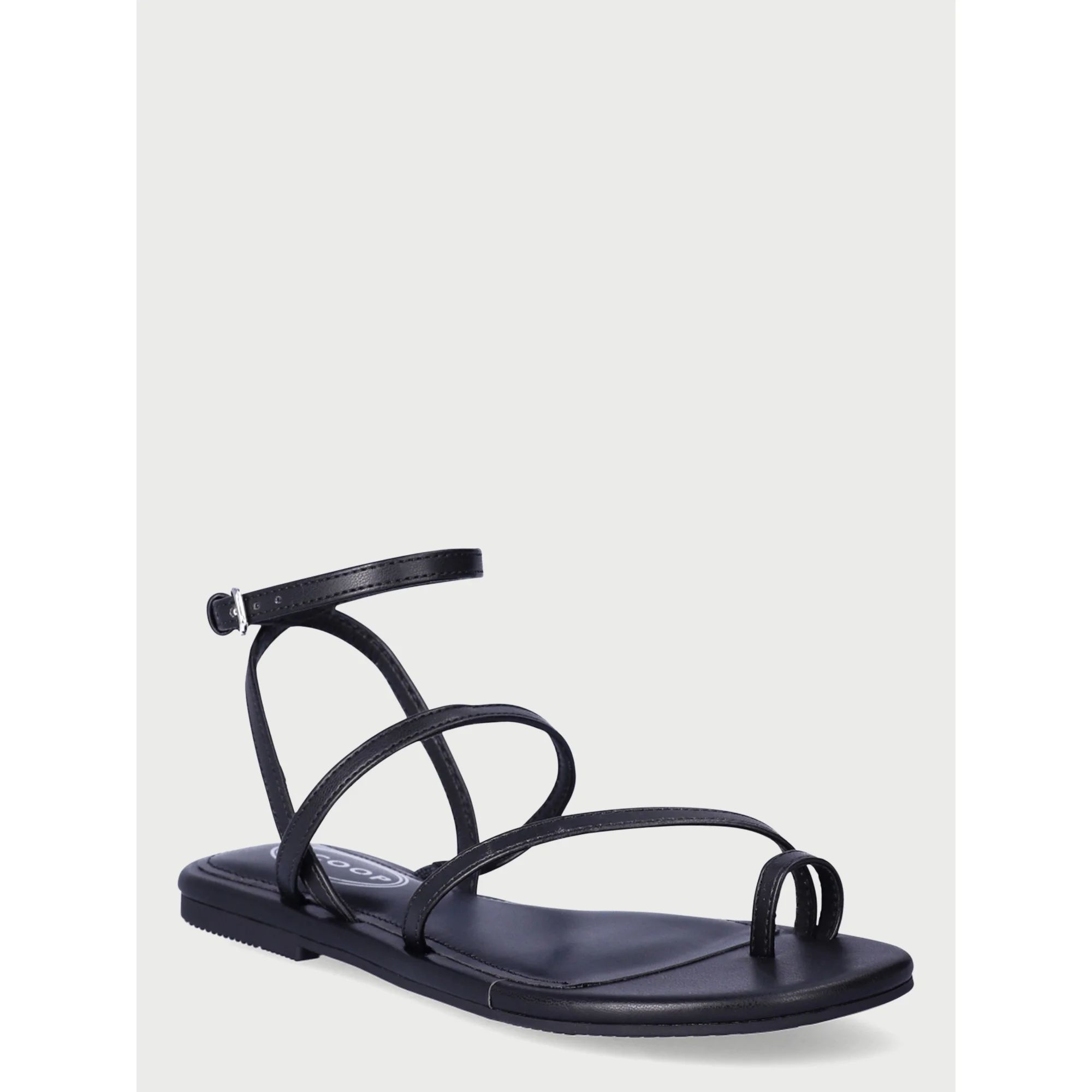 Scoop Women’s Strappy Flat Sandals - Walmart.com | Walmart (US)