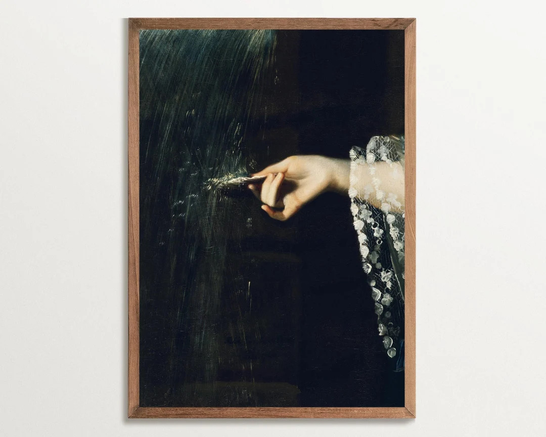 Moody Vintage Portrait Print, Surreal Art, Dark Academia Decor, Victorian Art Print - Etsy | Etsy (US)