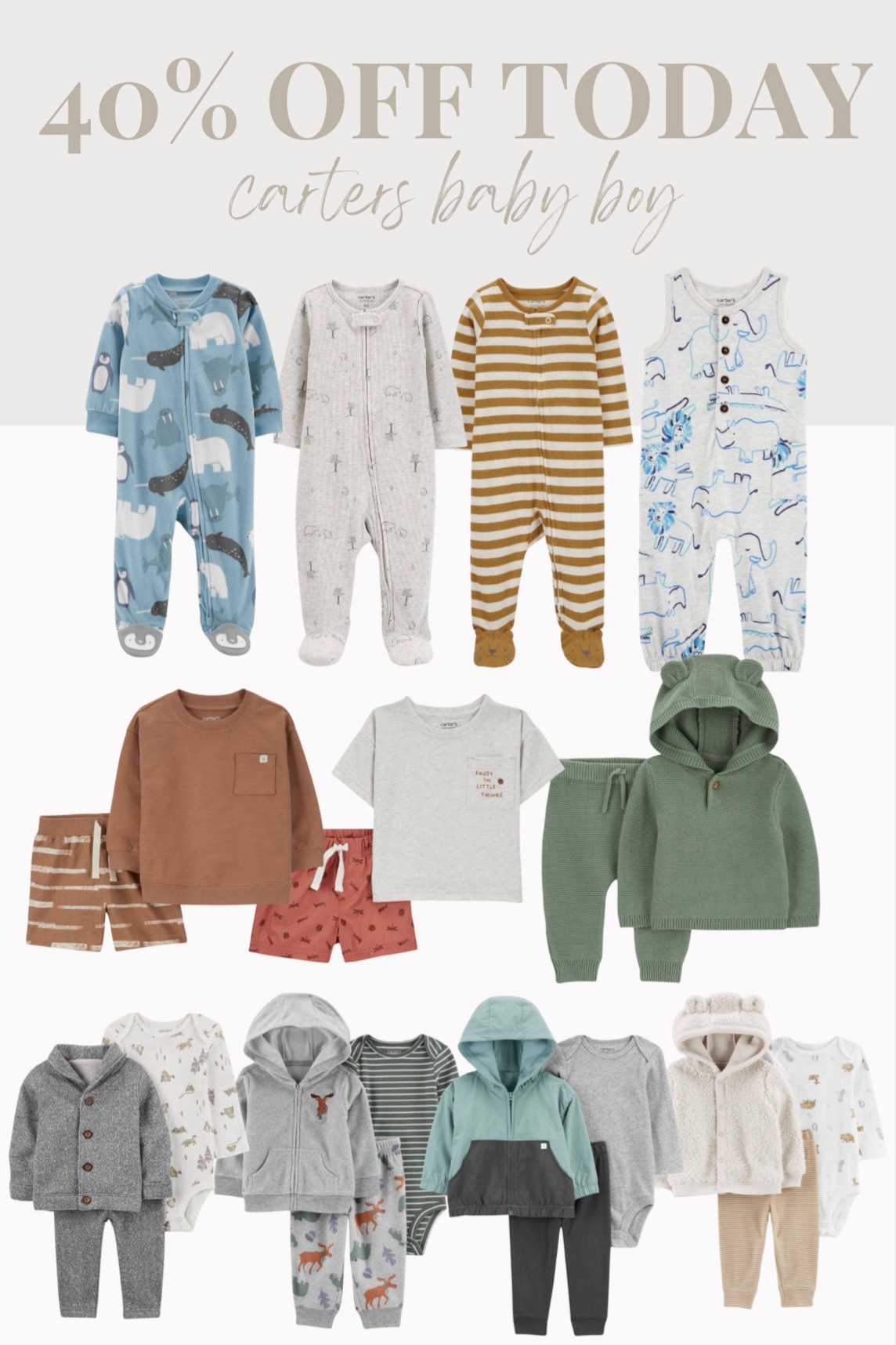40% all Carter just one you and little planet today with the target circle app!! 

Stock up on all the things for the babies and kids!

#targethaul #taregtbabyboy #targetsalealert #carters #cartersbabyboy #cartersjustoneyou #babyboyfinds 

#LTKbump #LTKsalealert #LTKbaby