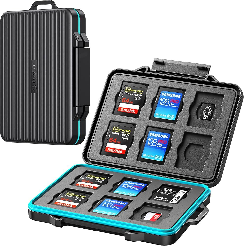 ORICO 24 Slots SD Card Case Holder Water Resistant & Anti-Shock Memory Card Case for SD/Micro SD ... | Amazon (US)