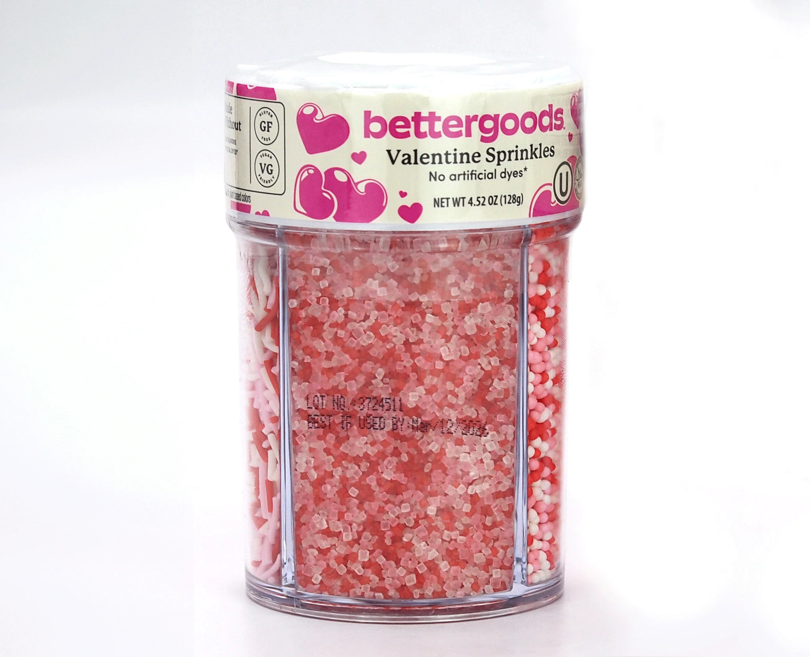 Bettergoods Pink Valentine Sprinkles | Walmart (US)