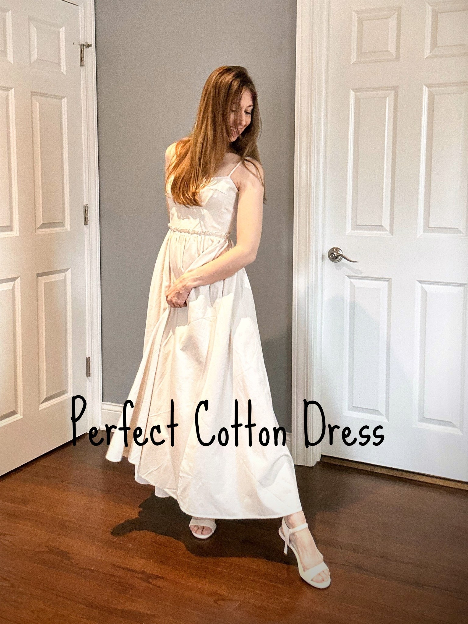 This gorgeous dress is the perfect staple for your spring and summer closet. Beautiful, full skirt (twirl-worthy!) that hits at the ankle. Though it looks white in photos, it’s actually khaki in color. So versatile, and can be styled in so many different ways.

This dress is perfect to wear on Mothers Day, graduation ceremonies, awards banquets, church, brunches, you name it  

I’m 5’4” and am wearing size 0 petite, although I’d prefer size 2 petite. The top is very snug. 

Spring dresses
Summer dresses
Mother’s Day dress

#LTKMothersDay #LTKPetite #LTKOver40