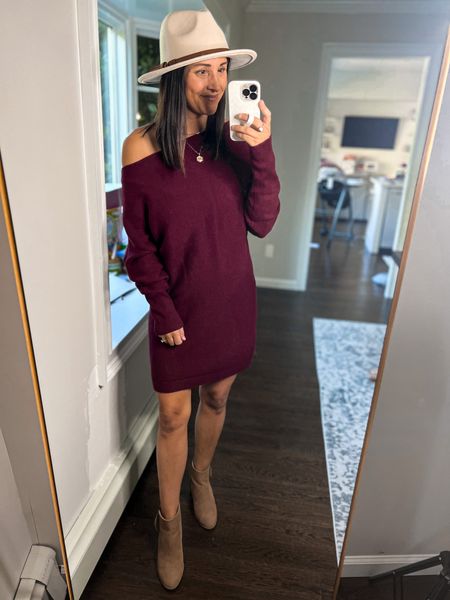 Amazon new finds try on haul! 

Fall outfit idea - sweater dress (small) I’m 5’3” & boots 

#LTKSeasonal #LTKstyletip #LTKunder50