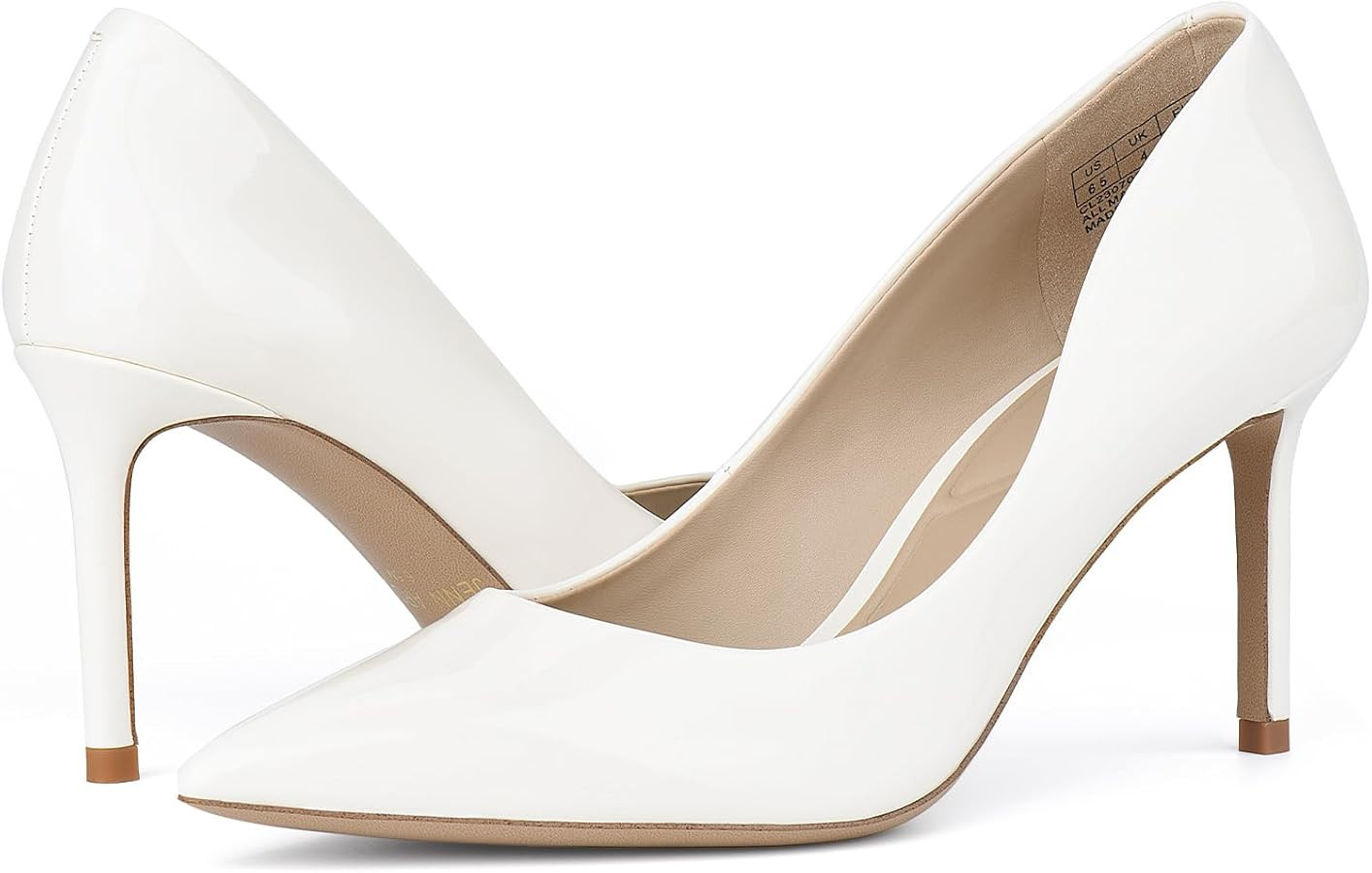 JENN ARDOR Women's Comfortable Stiletto Pumps 3 inch Elegant Gorgeous Closed Pointed Toe Slip On ... | Amazon (US)