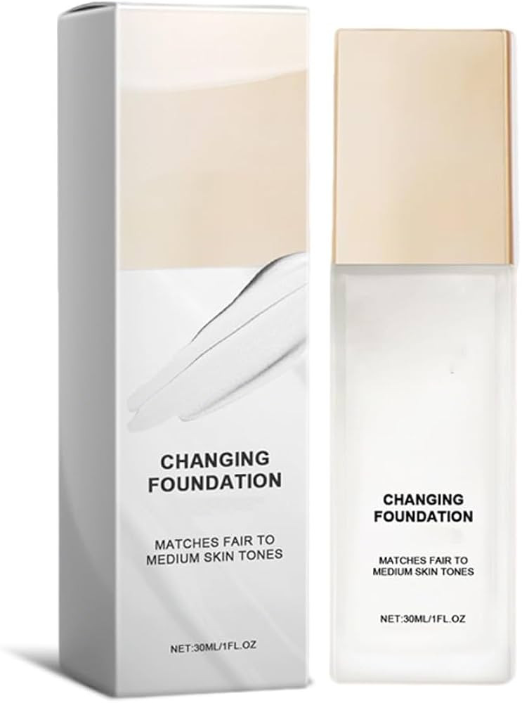 Color Changing Foundation, Hydrating and Lightweight Liquid Foundations for Mature Skin, Natural ... | Amazon (US)