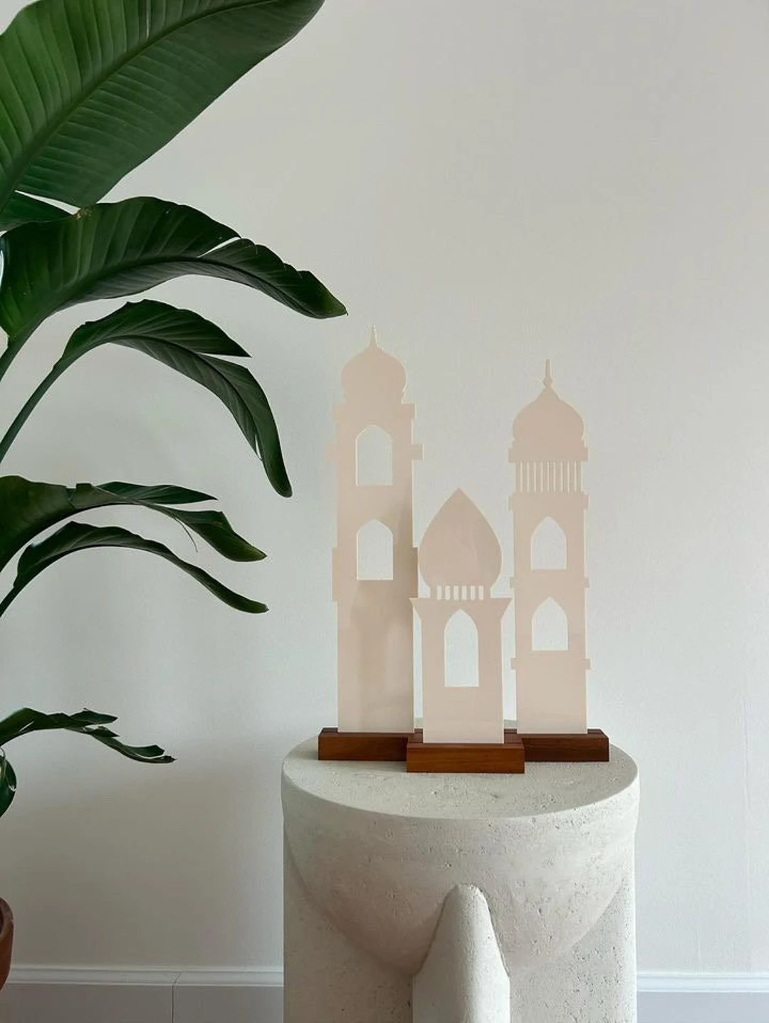 RAMADAN MINARETS MOSQUE Eid Home Decor Eid Decor Home Masjid Ramadan Mosque Geometric 3 Piece Set... | Etsy (US)