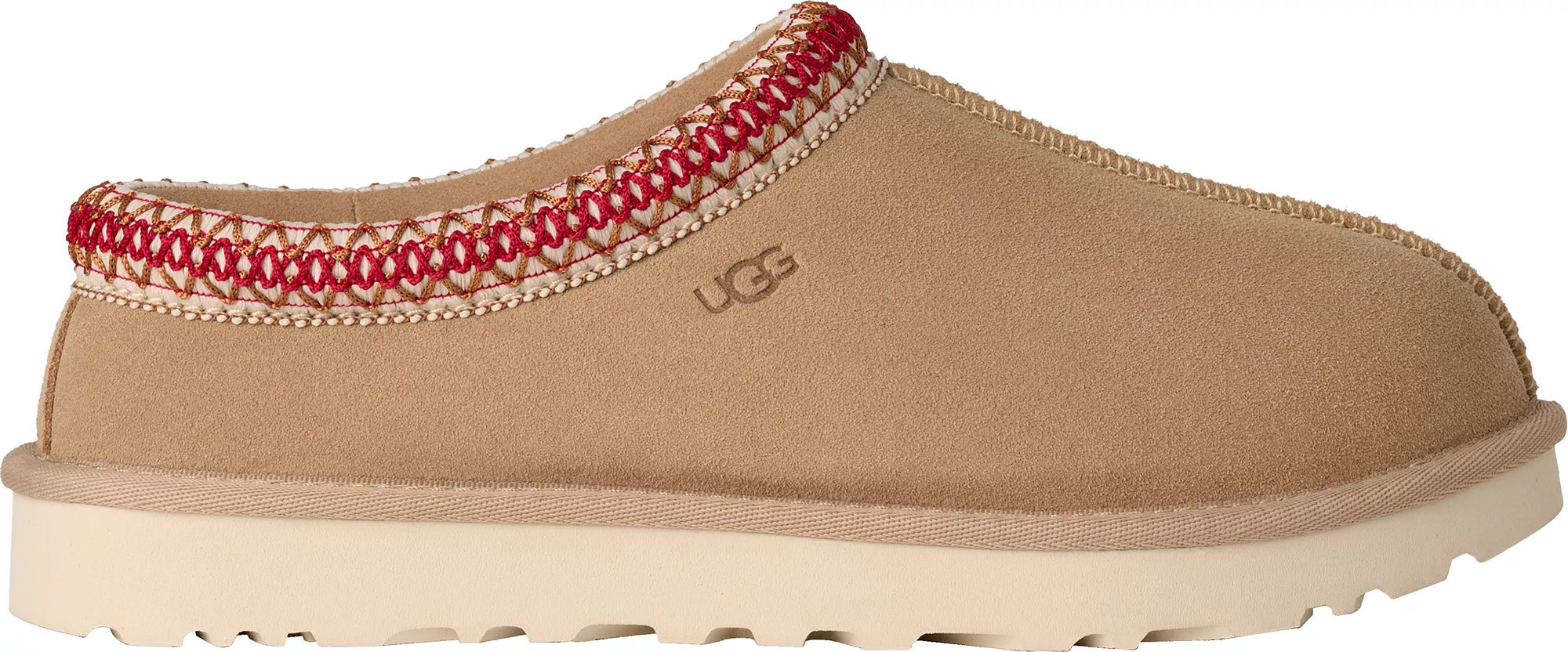 UGG Women's Tasman II Slippers, Size 9, Sand/Dark Cherry | DICK'S Sporting Goods