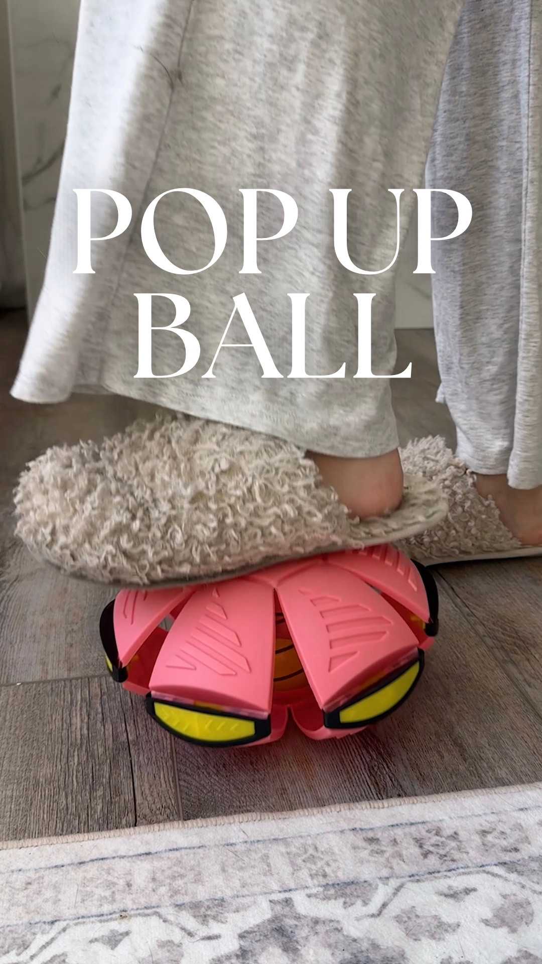 This ball pops back up every time you step on it! Such a fun toy for kids 😍

amazon find, amazon must have, kids toy, sensory toy, pop up ball, fun kids activity, toddler toy idea, amazon toy find, kids gift idea #amazon #amazonfinds 

#LTKKids #LTKHome #LTKSaleAlert