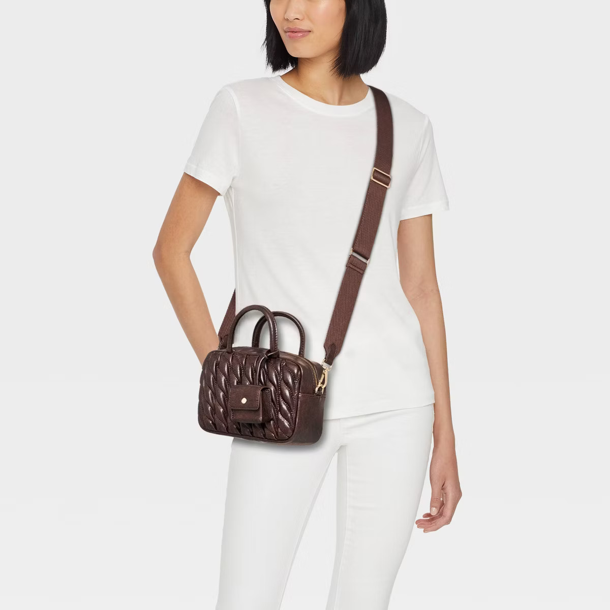 East West Satchel Handbag - A New Day™ Brown | Target