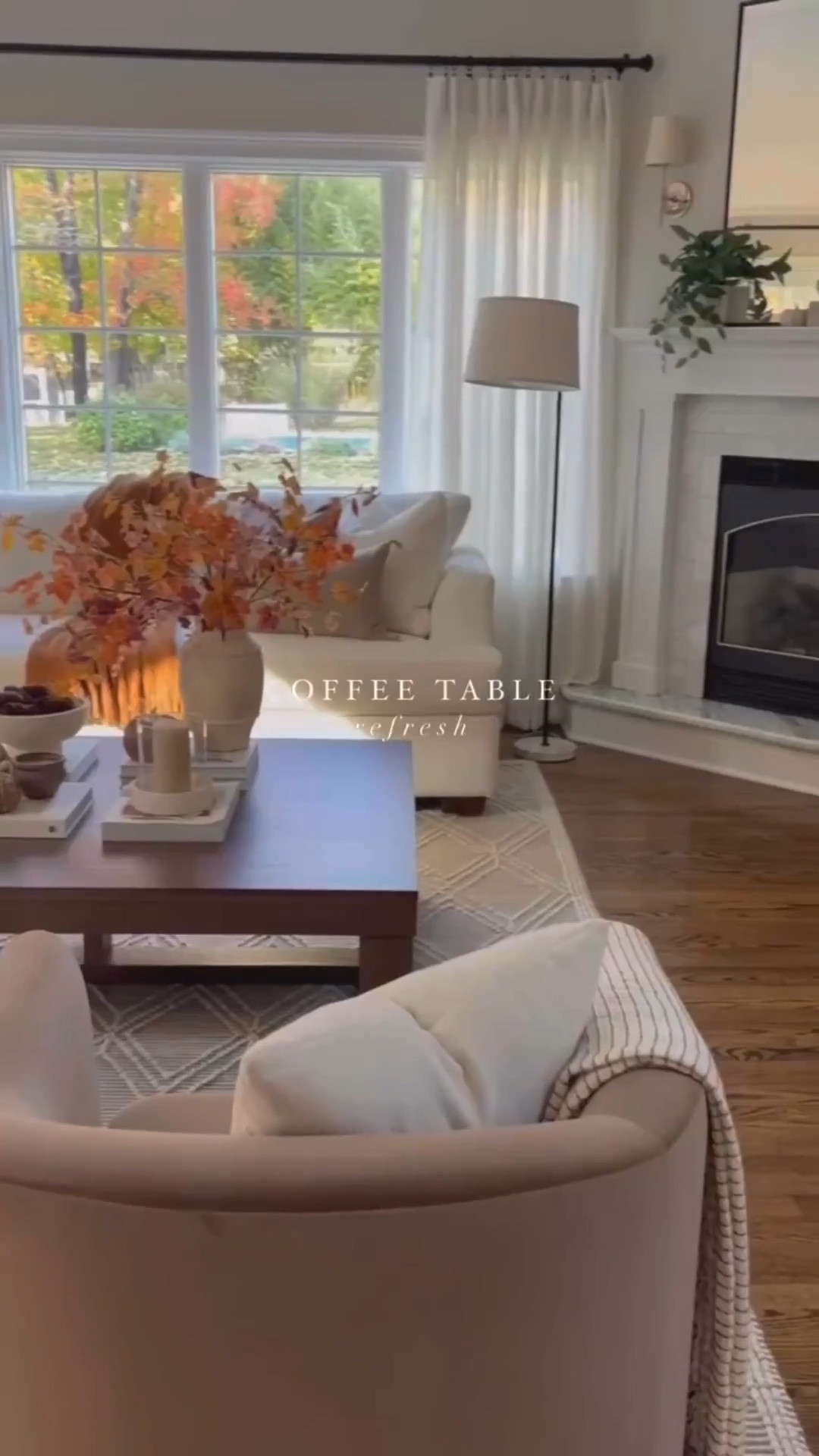 READ THIS BEFORE BUYING A COFFEE TABLE!!👇🏻

🍁 CHOOSE YOUR SHAPE 

🤎 Round/Square • pair well with sectionals, offering plenty of space to move around.

🤎 Rectangular/Oval • Longer tables balance out the linear look of a standard sofa.

🤎 Nesting • flexible option for furniture groupings & smaller spaces.

🍁 SCALE IT RIGHT 
• Create a sense of balance by choosing a table that’s between 1/2-2/3 the length of your sofa and a height that’s 1”-2” lower than the sofa seat cushions. 

🍁 POSITIONING / SPACING
• Be sure to maintain at least 12”-18” between the sofa & table so you can move around it freely.

What else do you consider? ⬇️

🍂🍂🍂🍂🍂🍂🍂🍂🍂🍂🍂🍂

🤎 SHARE these tips w a friend!
🤎 SAVE this post to refer back to later!
🤎 FOLLOW @homeswithchristina for budget friendly home decor & decorating tips.

.
.
.
interior design tips | affordable home decor | boujee on a budget | home decorating tips | organic modern home | Neutral home | Fall Home Decor | Autumn decor | coffee table styling | furniture buying guide | Wooden Coffee tables 
#affordablehomedecor #budgetfriendlyhomedecor #budgetfriendlyfurniture #furniturebuyingguide 
#homedecoratingtips

#LTKHome #LTKSaleAlert #LTKStyleTip