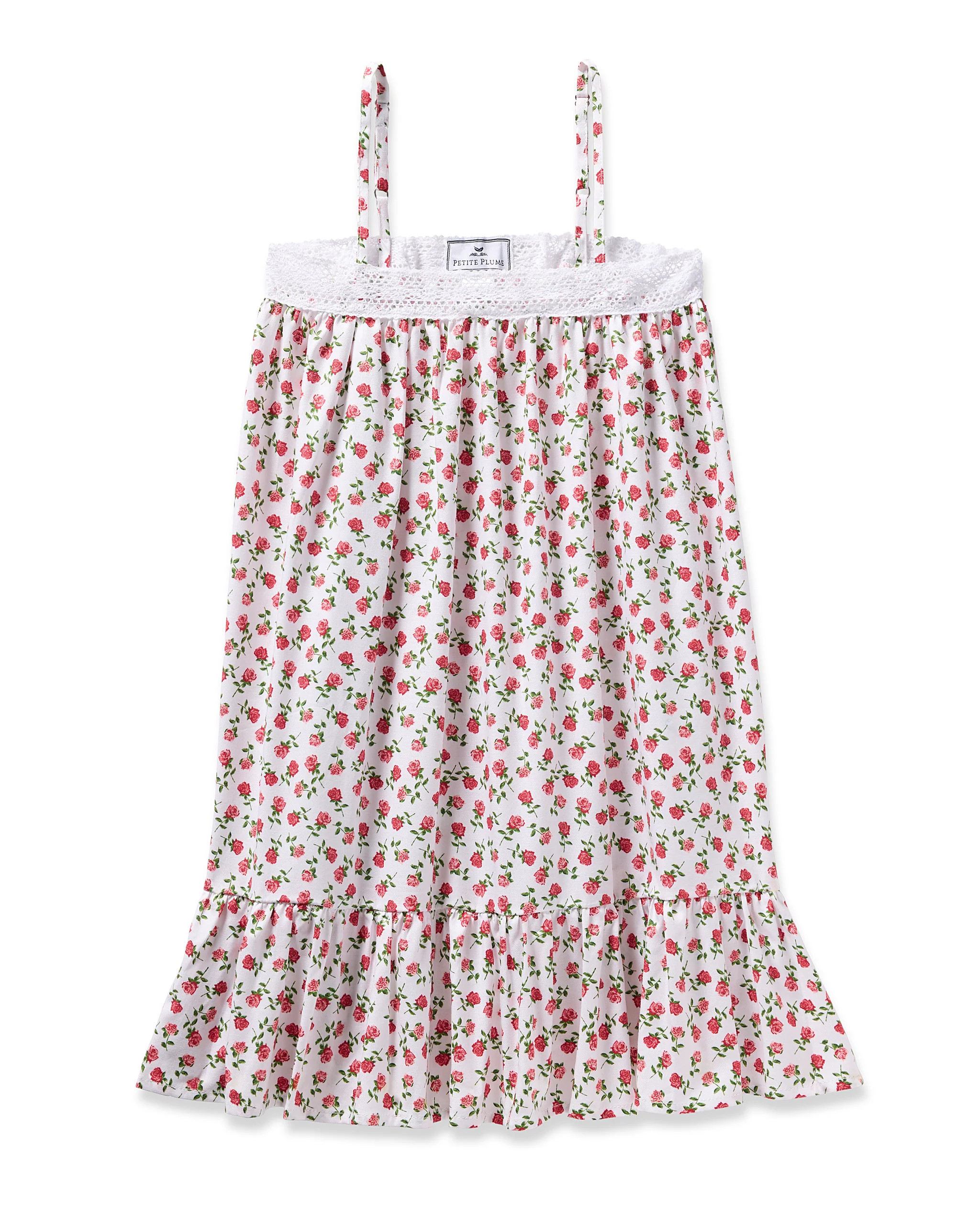 Girl's Lily Nightgown in Petite Petals | Petite Plume