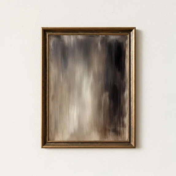 Earthly Brown Abstract Poster Moody Vintage Textural Poster, Unframed Poster Size 24x36 | Walmart (US)