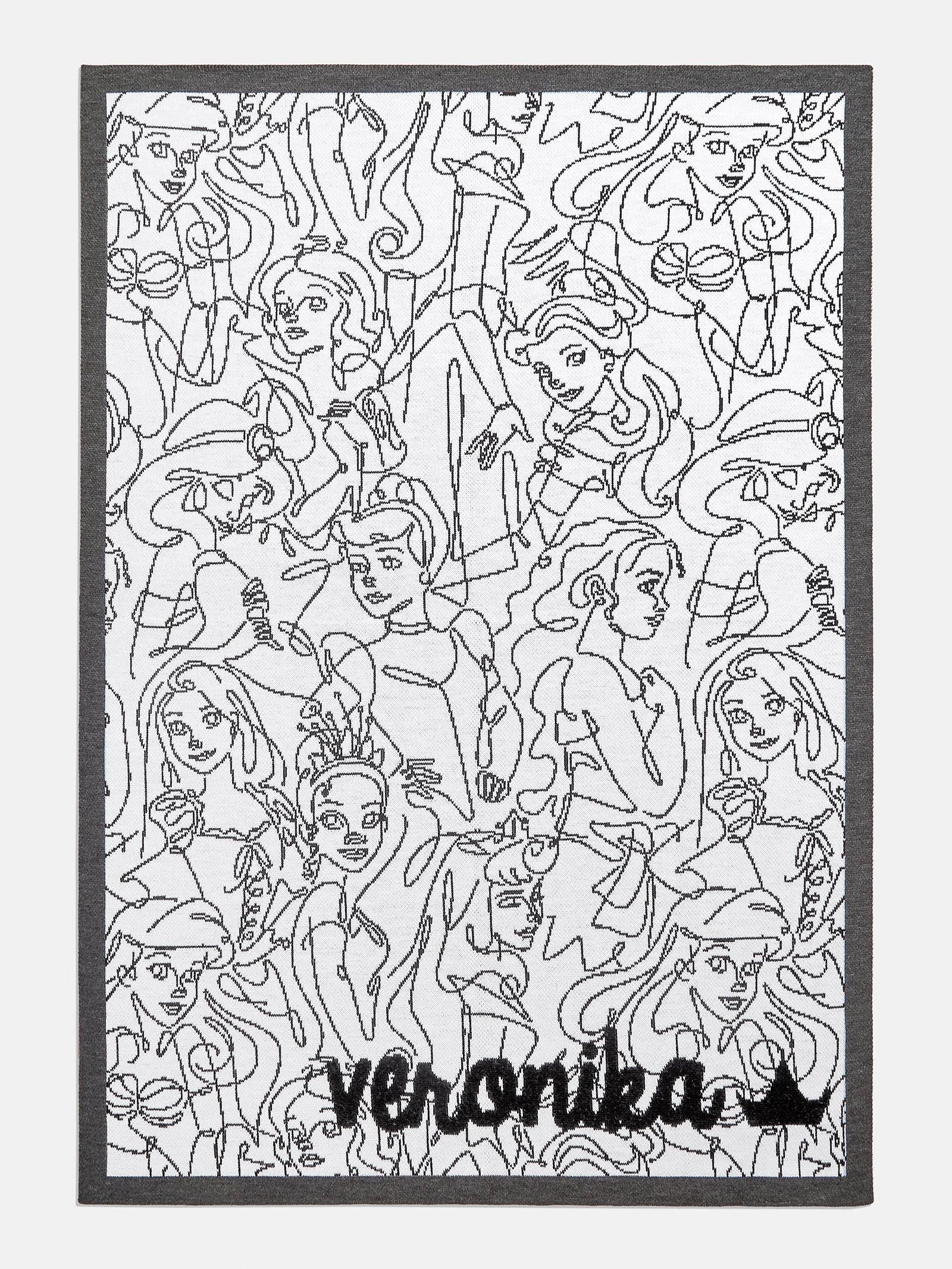 Disney Princess Outline Blanket | BaubleBar (US)