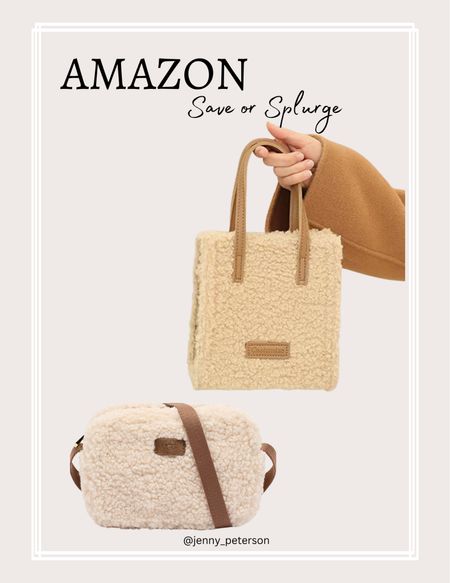 Ugg Cream Sherpa crossbody bag. 

#LTKstyletip #LTKitbag #LTKGiftGuide