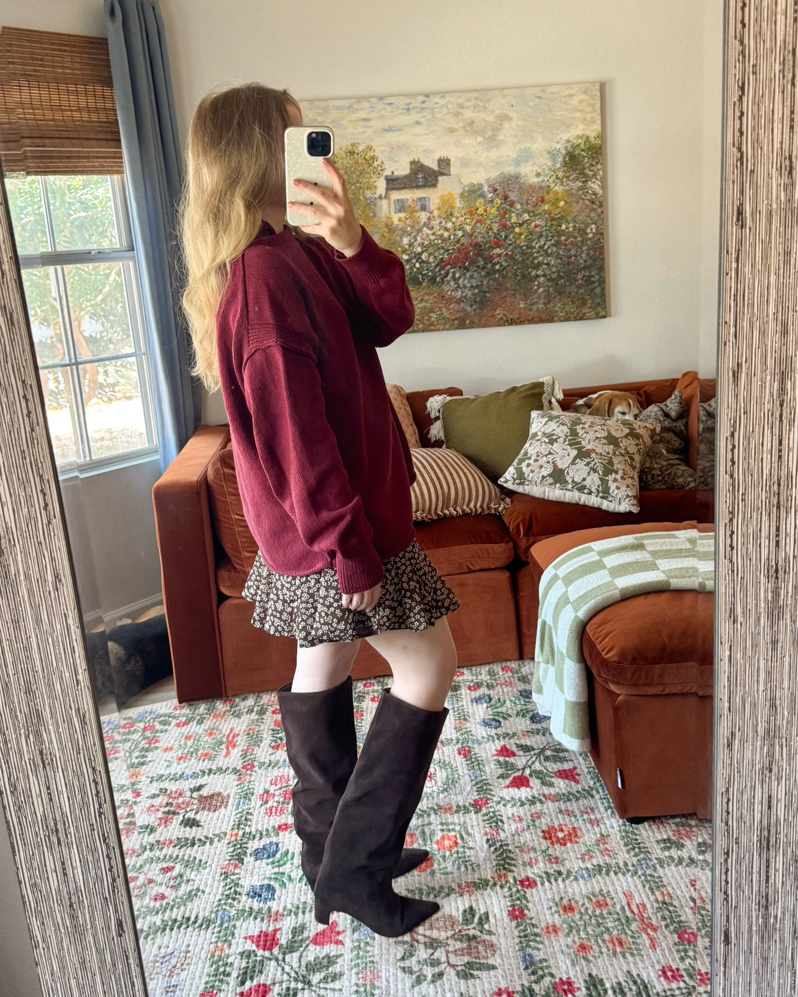 nordstrom anniversary sale outfits 🤎
free people sweater is 100% cotton and fits naturally oversized! wearing my
norm small

skirt is tts, wearing small

boots are tts and relaxed fit in the calf. wearing my normal boot size.

#LTKSeasonal #LTKSaleAlert #LTKootd