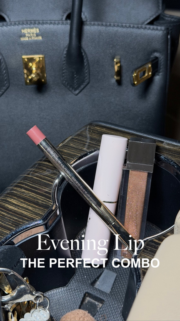 The perfect evening lip combo ✨