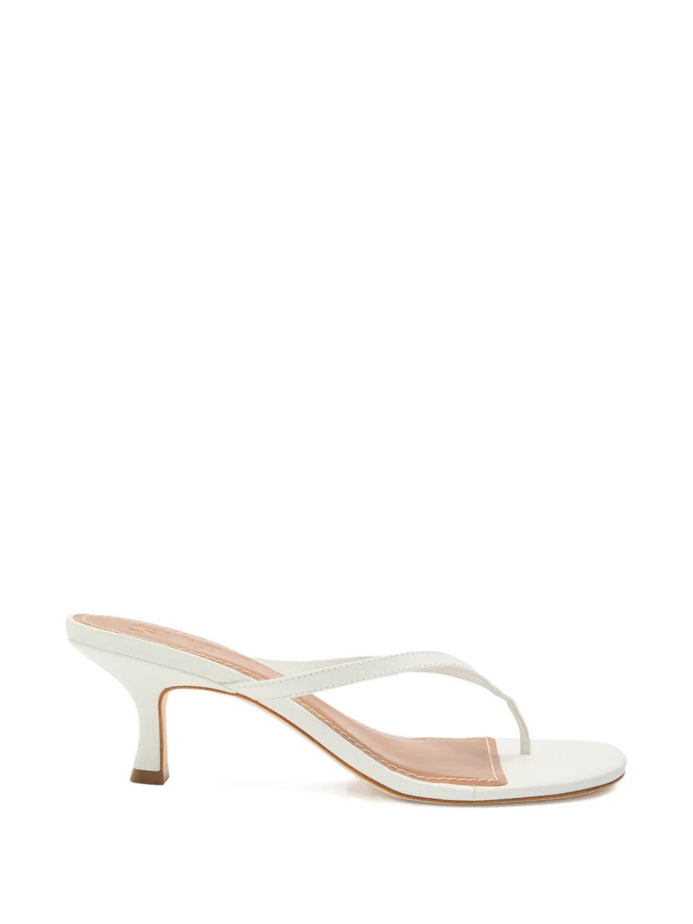 STAUD Freja thong-strap Sandals | White | FARFETCH | Farfetch Global