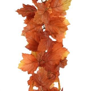 Brown & Orange Mixed Maple Leaf Chain Garland by Ashland® | Michaels Stores