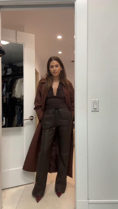 Obsessed with chocolate brown and this color combo 🤎 

 #LTKWatchNow #LTKStyleTip