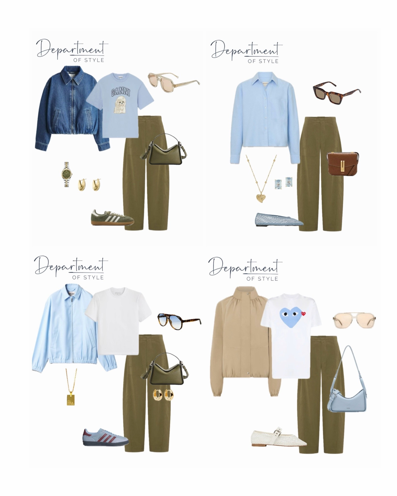Khaki barrel leg pants, 4 ways to style this great on trend staple 😎
