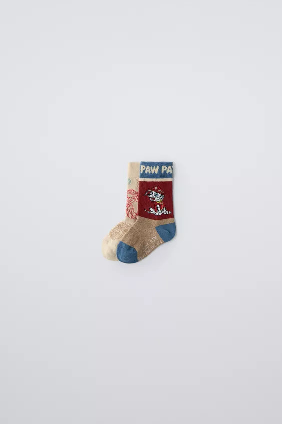 Pack of two pairs of socks with Paw Patrol ™ print. | Zara US