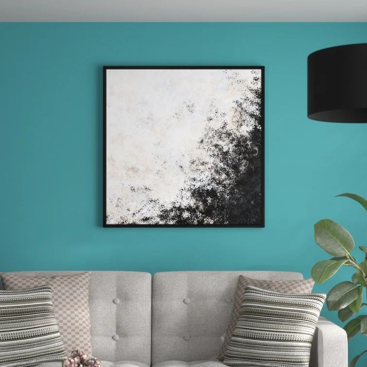 Abstract Painting 1 - Floater Frame Graphic Art on Canvas | Wayfair North America