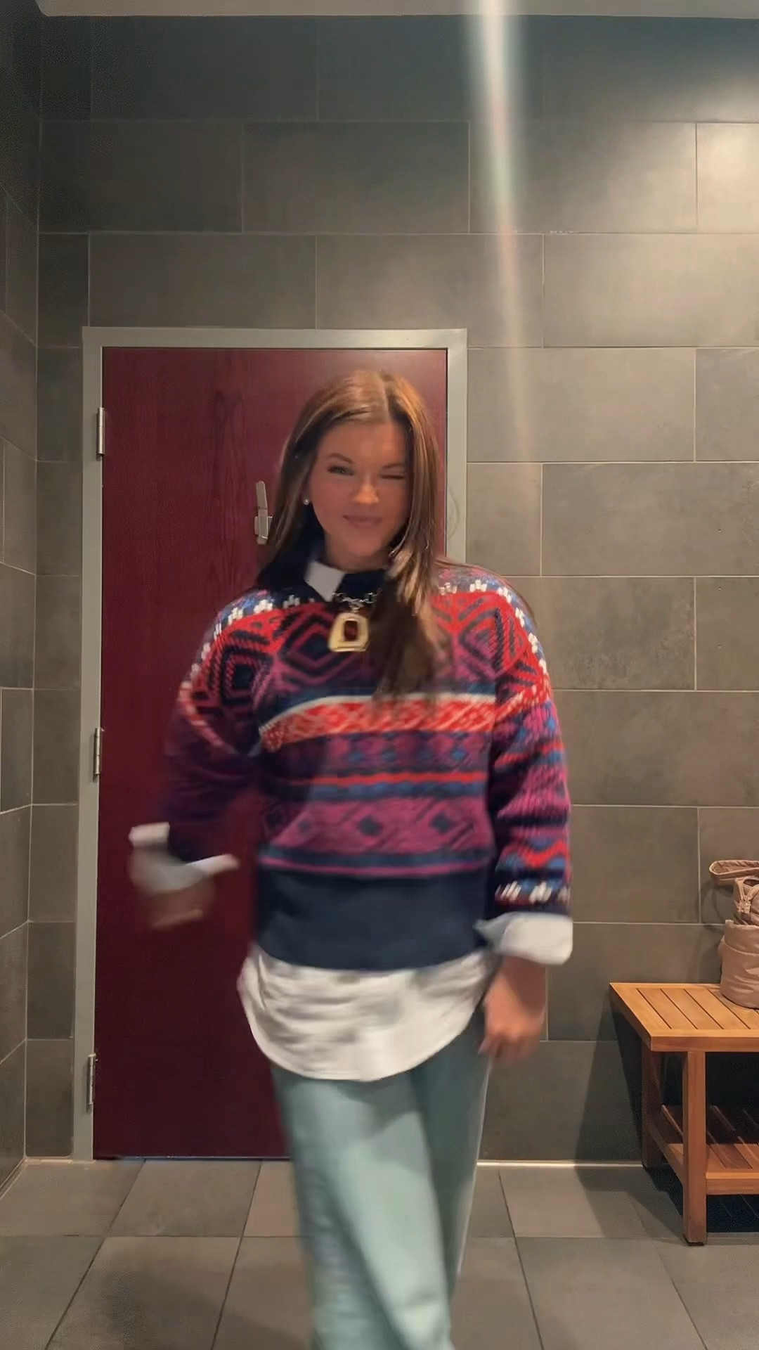 idk why but I just love this outfit so much !!! 

size L in the button down
size M in the sweater 

#LTKootd #LTKSeasonal #LTKU