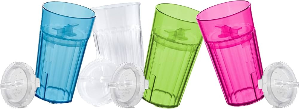 Reflo Smart Cup (Asst 4 colors) Open Training Cup, Toddler Cup, No Suction 6oz, 360 Control-Flow,... | Amazon (US)