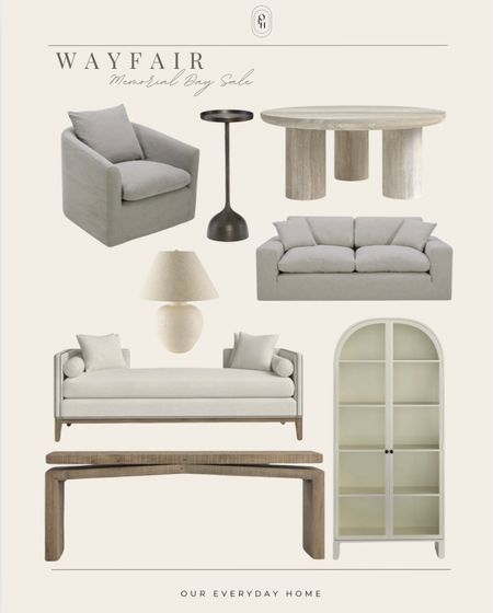 Wayfair and their retailers are having some great Memorial Day Sales! 

Living room inspiration, home decor, our everyday home, console table, arch mirror, faux floral stems, Area rug, console table, wall art, swivel chair, side table, coffee table, coffee table decor, bedroom, dining room, kitchen,neutral decor, budget friendly, affordable home decor, home office, tv stand, sectional sofa, dining table, affordable home decor, floor mirror, budget friendly home decor, dresser, king bedding, oureverydayhome 

#LTKStyleTip #LTKHome #LTKSaleAlert