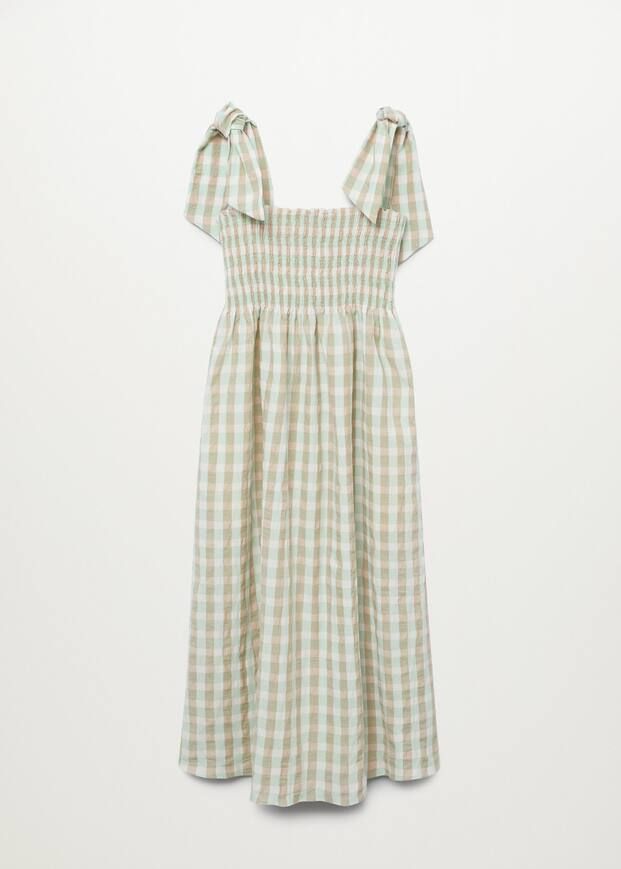 Vichy check dress | MANGO (US)