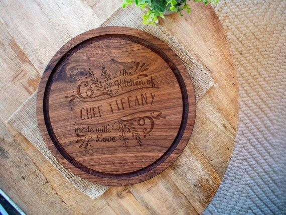 Personalized Cutting Board, custom cutting board, chef cutting board round, birthday gift, mothers d | Etsy (US)