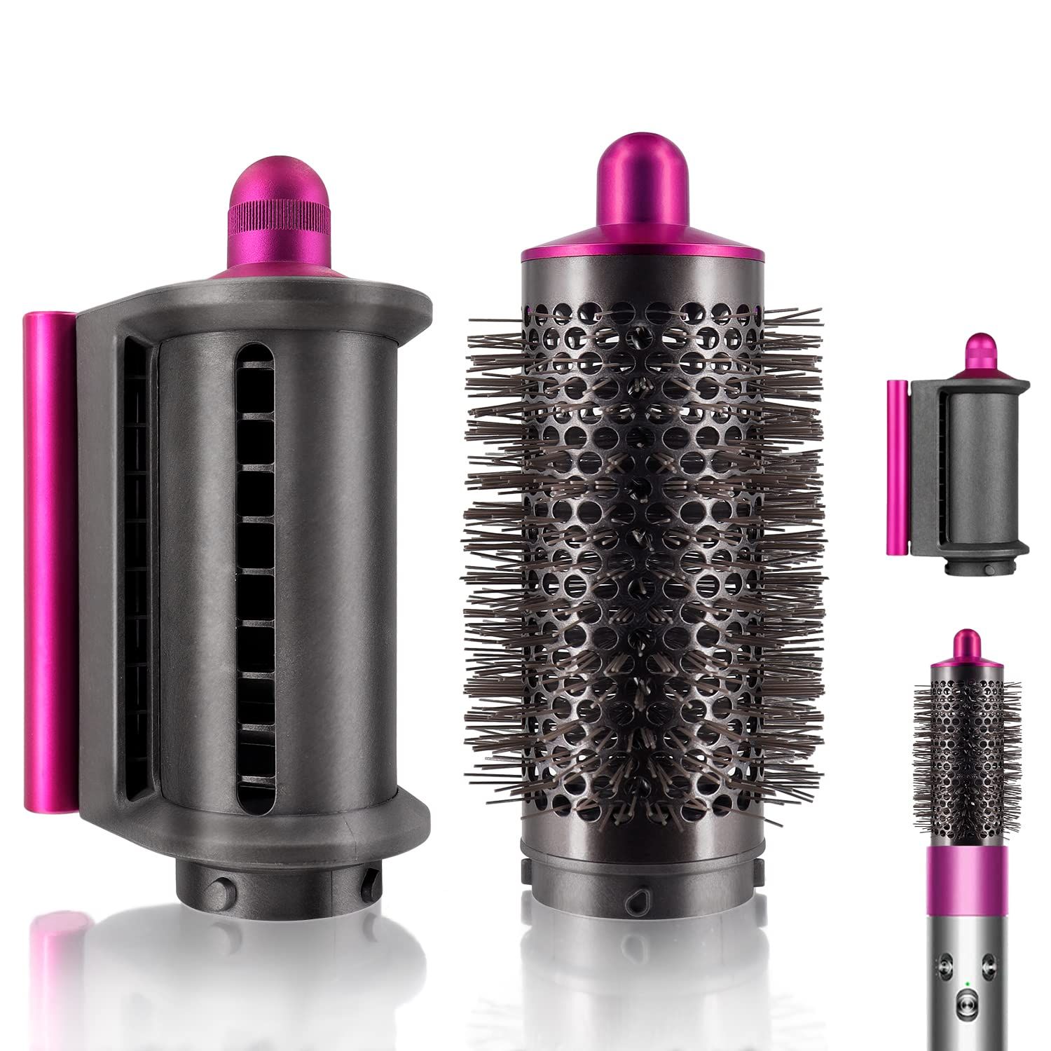 Anti-Flying Nozzle + Round Volumizing Brush for Dyson for Airwrap Styler HS01/HS05 970750-01 9694... | Walmart (US)