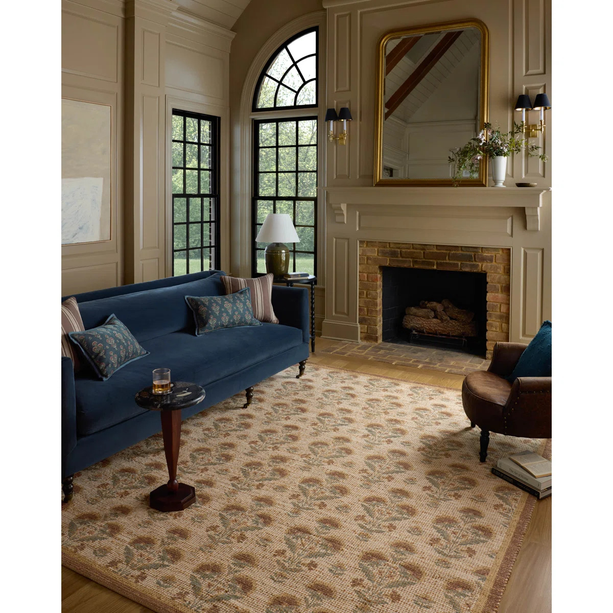 Chris Loves Julia x Loloi Rue Wheat / Sage Area Rug | Wayfair | Wayfair North America