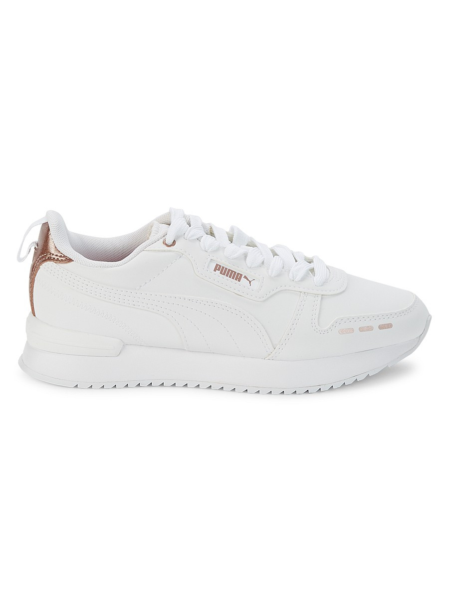 Puma Women's R78 Metallic Trainers - White - Size 10 | Saks Fifth Avenue OFF 5TH