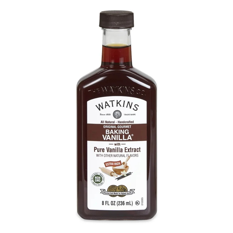 Watkins Original Gourmet Baking Vanilla, 8 fl oz \u2013 Rich Vanilla Flavor for Everyday Baking &... | Walmart (US)