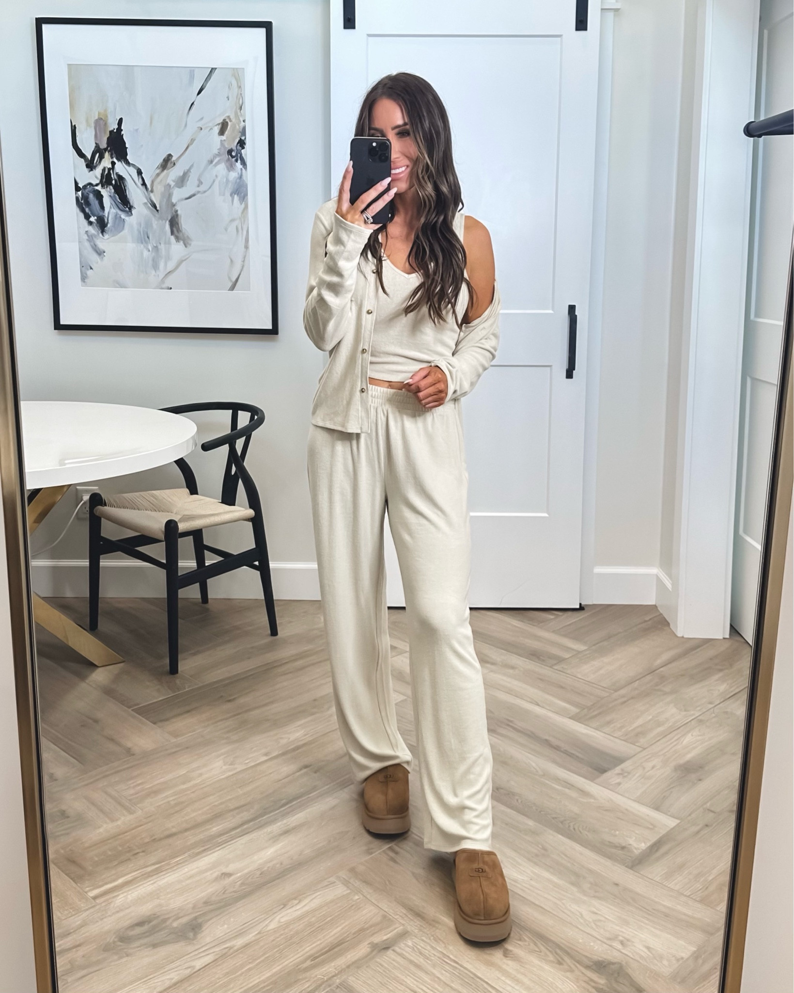 Best of NSALE loungewear! My favorite thing to stock up on every year! 
I live for their jammies…something about getting into a matching cute set at the end of the night🙌🏻
Of course I buy deep into new sets of my go to long and short pajamas every year
Makes the best gifts! 
Get that holiday shopping started! 
Liveloveblank top Nordstrom Anniversary Sale pics! 
Loungewear set is better than last year, softer and more luxe sz small
Ugg slippers tts
#ltkfind
#LTKstyletip 

#LTKxNSale #LTKSeasonal #LTKsalealert