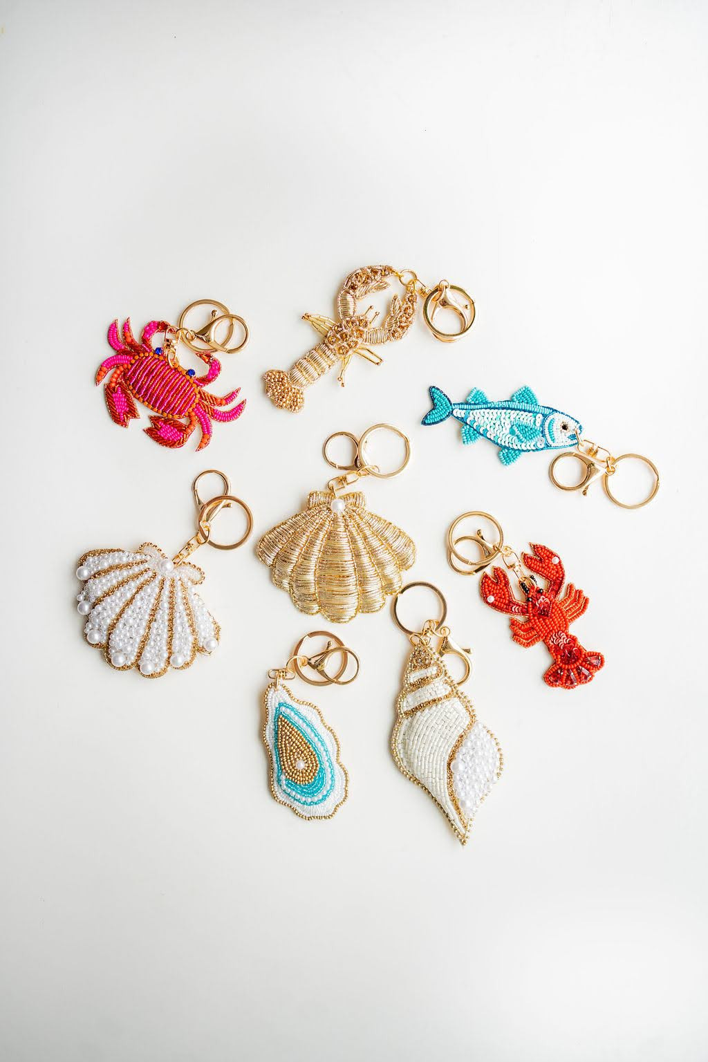 Spring Hand Beaded - Key Chain - Bag Charm | Lisi Lerch Inc