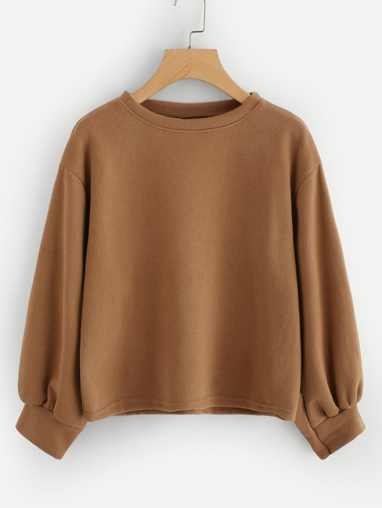 Blouson Sleeve Sweatshirt | SHEIN