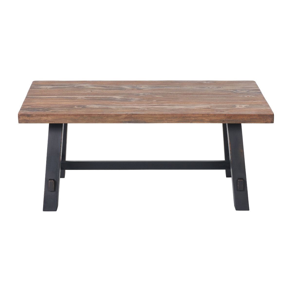 42" Odin Solid Wood Coffee Table Black - Alaterre Furniture | Target