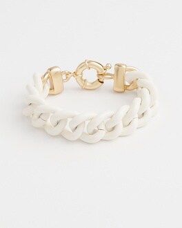 White Links Bracelet | Chico's